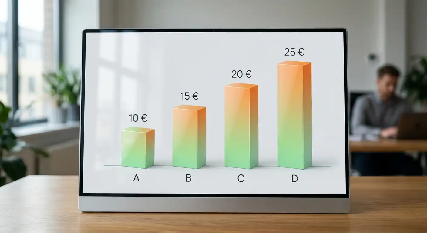 Bonus-Größen-Spektrum von 10 bis 25 Euro im Vergleich