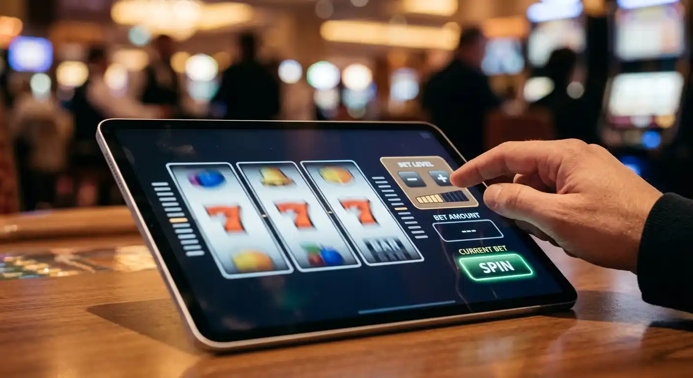 Erklärung von Münzwert und Gesamteinsatz bei Spielautomaten mit 1 Cent pro Linie