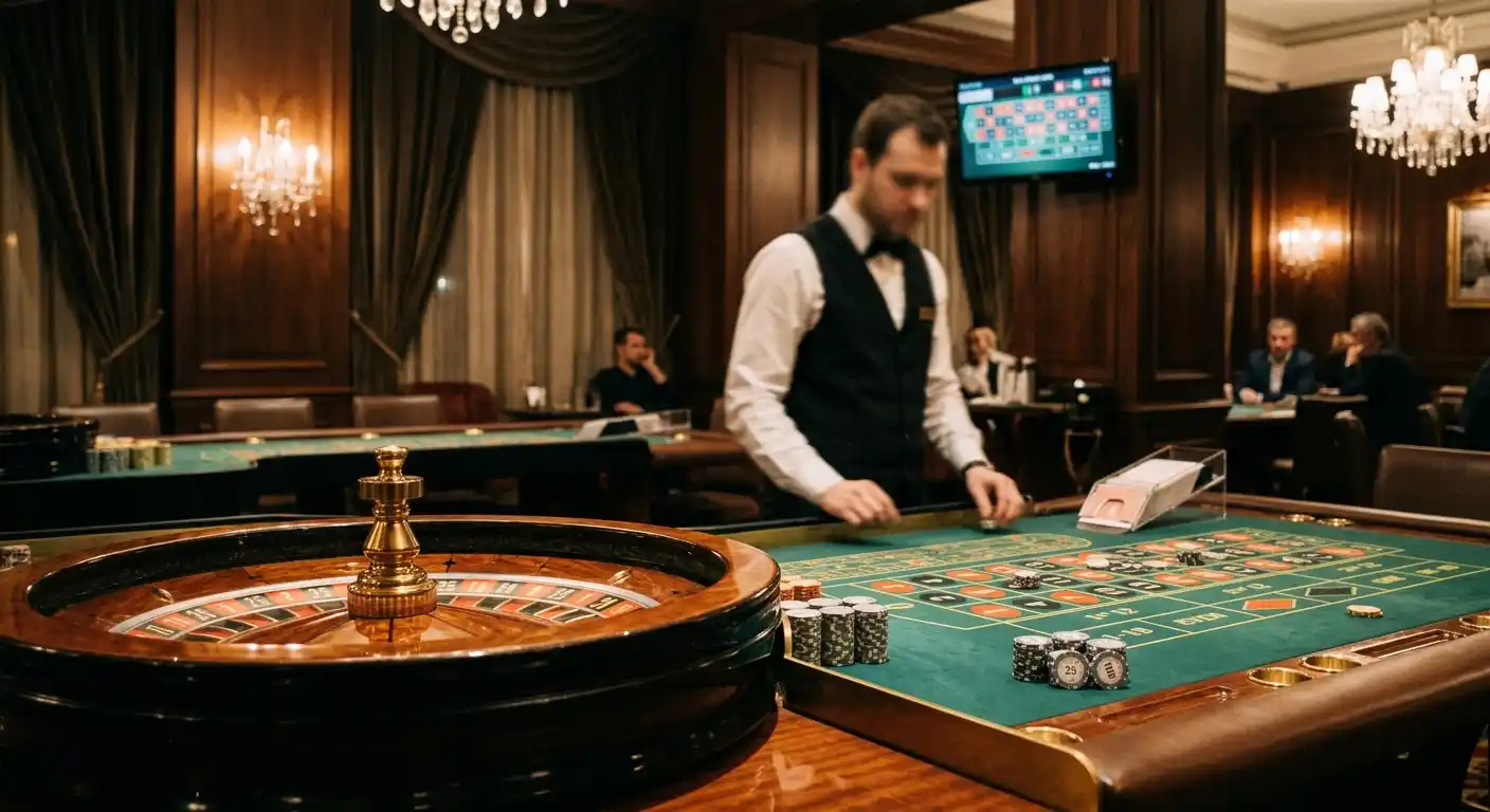 Live Roulette und Blackjack Tische mit echten Croupiers