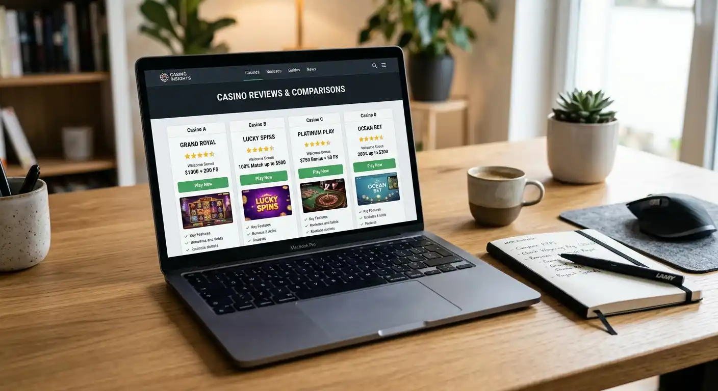 Vergleich verschiedener Online-Casino-Plattformen mit Punto Banco Angebot