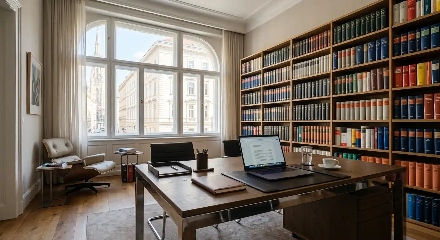 Moderne Rechtsanwaltskanzlei in Wien
