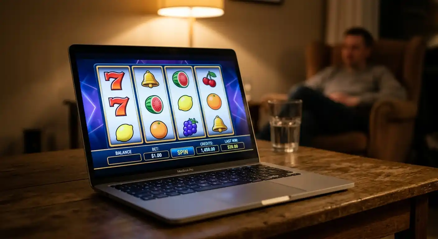 Generische Spielautomaten mit neutralen Walzensymbolen für Bonus-Freispiele