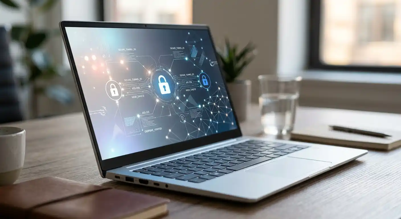 Sicherheitsschloss-Symbol mit Tokenisierung und SSL-Verschlüsselung Darstellung