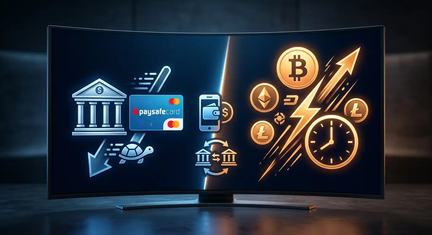 Zahlungsmethoden-Vergleich: SEPA, paysafecard, Krypto und E-Wallets für österreichische Casino-Spieler